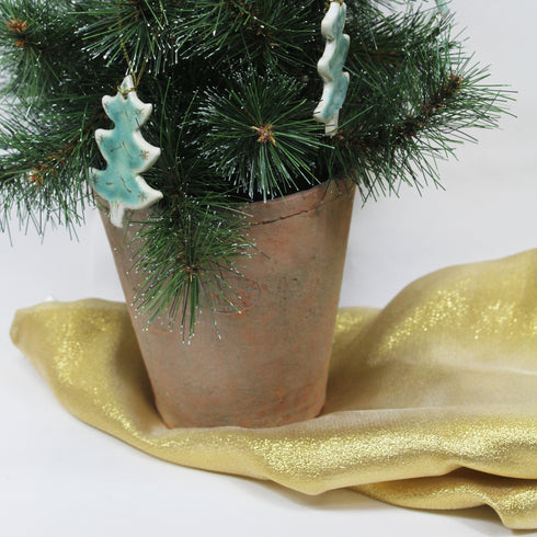 Gold Christmas Tree Skirt